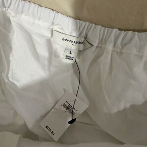 Banana Republic Crisp White Maxi Skirt